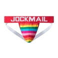 thumbnail image 5 of JOCKMAIL 2PCS/Pack Mens Briefs Jock Strap Mens Thongs Athletic Supporter Rainbow Cotton Men Sport Underwear, 5 of 7