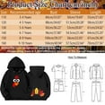 aDJFDGT Oversized Sweatshirt Tunic Children Girls Thanksgiving Plus