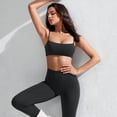 thumbnail image 4 of Sostén Deportivo INGIA Sin Aros con Relleno y Escote Cuadrado Negro XL, 4 of 5