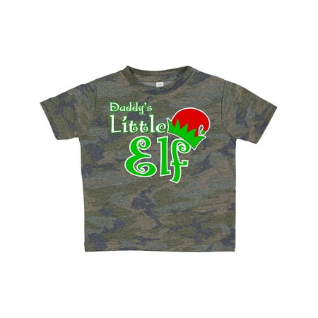

Inktastic Daddy s Little Elf Gift Toddler Boy or Toddler Girl T-Shirt