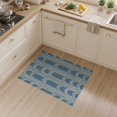 thumbnail image 2 of ODIKA 3'x5' Washable Accent Rug Pet Friendly, Non-Shedding Mat Modern Abstract Arches Symmetrical Panels Distressed Flourishes for Bedside, Nursery Room, 2 of 7