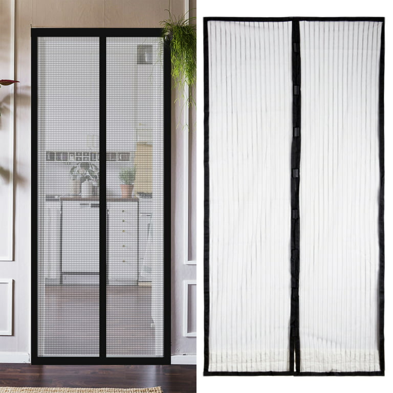Magnetic Screen Door Curtain For Patio Keep Spiders Moths Mosquitoes Flies Wasps Etc Outside Com