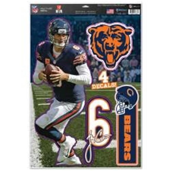 Chicago Bears Jay Cutler Decal 11x17 Multi Use