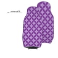 thumbnail image 6 of ZICANCN Car Seat Covers Front Seats Only,Purple Rhombus Automotive Seat Covers Protectors for Cars Trucks Suv 2 Pack, 6 of 8