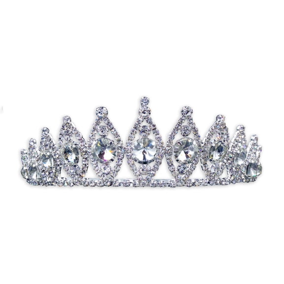 #15739 Rivoli Burst Tiara - 2.5" Tall