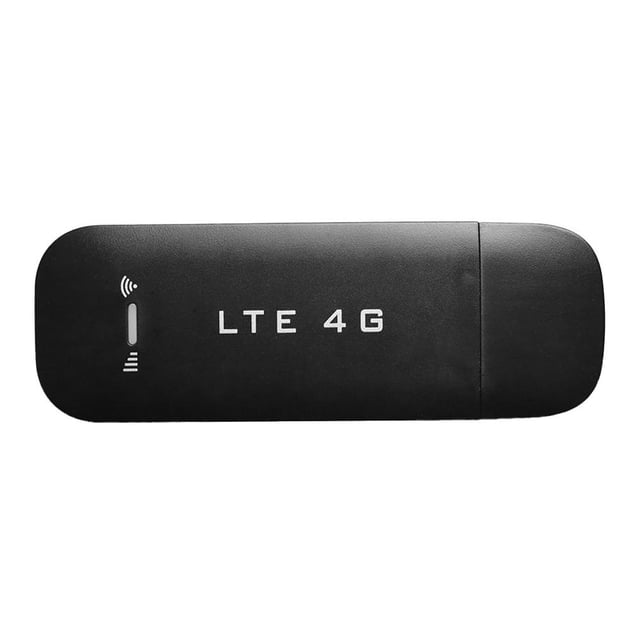 Enrutador inalámbrico 4G Enrutador WiFi USB portátil para computadoras portátiles (negro)