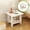 37#White, variant on Wpawbk Modern Compact Wooden Side Table with Storage, Space-Saving Multi-Purpose Bedside Coffee Table for Bedroom Living Room Small Apartment, Sturdy Construction & Easy Assembly