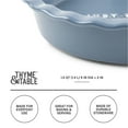 thumbnail image 2 of Thyme & Table Stoneware 9 Inch Pie Dish, Blue, 2 of 6