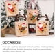 thumbnail image 2 of Cateissary Bolsas de regalo de árbol de Navidad exquisitas de bolsillo de Papá Noel, bolsa de dulces portátil, adornos navideños con asa, gran Kits de decoración para fiestas Los ancianos, 2 of 6