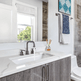 thumbnail image 6 of WOWOW  Widespread Bathroom Faucet Brass 3 HoleBrushed Grey Basin Faucet, 6 of 6