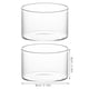 thumbnail image 4 of 2 unids multifunción postre de tazas de postre transparentes tazas de vidrio helado de vidrio tazas de postre suministro, 4 of 8