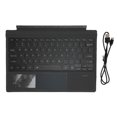 thumbnail image 2 of Teclado Bluetooth ultradelgado, teclado inalámbrico Bluetooth Teclado ultra inalámbrico con panel táctil Teclado Bluetooth negro Altamente versátil, 2 of 8