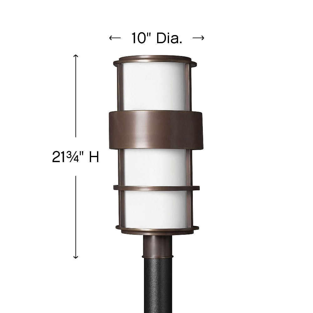 Hinkley Lighting - Saturn - 1 Light Large Outdoor Post Top or Pier Mount Lantern