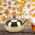 thumbnail image 2 of GROWTH TANK Coffee Pot Gifts Campfire Cook Pot Spout with Lid Stainless Steel Tea Kettle 1L, 2 of 9