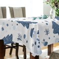 thumbnail image 5 of Yayeee Tablecloths 60" x 120" Rectangle Wrinkle Resistant Party Table Cover, Blue Cute Snowmen, 5 of 8