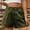 Army Green, variant on Tqcoqu Women's Casual Denim Cargo Shorts Elastic High Waisted Summer Comfy Jean Shorts with Pockets,Khaki,Women's S-XXL