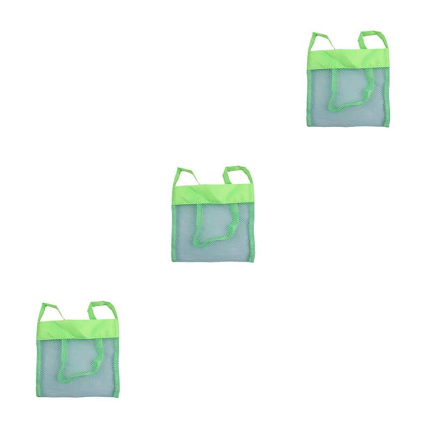 Vogacara Bolsa de malla de playa Bolsa de arena plegable para niños Bolso de juguetes para niños Senderismo al aire libre Bolsa de hombro de viaje Type1 NO1 Vogacara CBP314463
