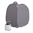 thumbnail image 1 of Máquina de vapor de 2 l con sauna portátil, sauna de vapor plegable para el hogar, enchufe estadounidense de 110 V, 1 of 15