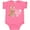 Hot Pink, variant on Inktastic My 1st Easter with Cute Brown Bunny and Easter Eggs Boys or Girls Baby Bodysuit
