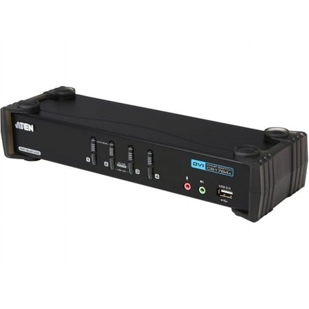 UPC: 0672792002403 | ATEN CS1784A 4 Port Dual-Link DVI KVM with USB 2.0 and 2.1 Audio Support