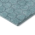 thumbnail image 6 of HomeRoots 676090 8 x 10 ft. Teal & Ivory Geometric Transitional Washable Machine Made Rectangle Area Rug with UV Protection, 6 of 7