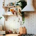 thumbnail image 3 of Kiven Battery Operated Clip-on Desk Lamp, 1-Light Dimmable Clip On Light with Flexible Arm,Remote Control, Modern Decorative Clamp Lamp for Bookshelf Cabinet,White DZ0001, 3 of 7
