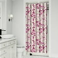 thumbnail image 2 of Waterproof Pioneer Shower Curtain 36x72 Inch Polyester Unique Colorful Floral Shower Curtain for Bathroom Hotel Home Decor with 7 Plastic Hooks, 2 of 5
