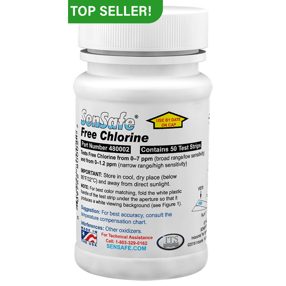 Industrial Test Systems 480002 SenSafe Free Chlorine Test