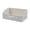 White, variant on Foldable Trapezoid Storage Bin Organizer Box, Non-Woven Fabric Collapsible Basket for Shelves, Clothes, Blankets, and Toys in Gray
