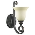 thumbnail image 2 of Quorum Lighting Bryant Oiled Bronze Wall Sconce - 1 Light, Damp Rated, 2 of 2