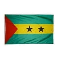thumbnail image 1 of 3 Pi x 5 Pi Nyl-Glo Sao Tome et Drapeau de Principe, 1 of 1