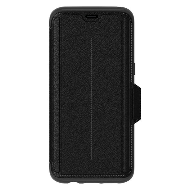 OtterBox Strada Series Folio Samsung Galaxy S8 - Flip cover pour Téléphone Portable - Cuir - onyx - pour Samsung Galaxy S8