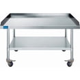 thumbnail image 2 of Express Kitchquip NSF Certified Stainless Steel Rolling Equipment Stand with Wheels | Mobile Heavy Duty Work Cart for Commercial Kitchens, 2 of 5