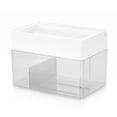 thumbnail image 1 of Yeacher Tissue Box Toilet Bathroom Draw Roll Tube Paper Garbage Bags Wall Suction Storage Rack, 1 of 8