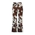 thumbnail image 5 of DISNIMO Cow Print Flare Leggings for Girls 5-6 Long Yoga Pants for Girls Kids Bell Bottoms Pants for Kids Flare Pants Girls Dance Pants Kids Yoga Pants Flare with Pockets, 5 of 7
