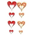 thumbnail image 1 of 3D Valentine's Day Hanging Decorations Valentine's Day Hanging Vortex, Valentine's Day Hanging Decorations Valentine's Day Decorations, Valentine's Day Decorations, 1 of 5