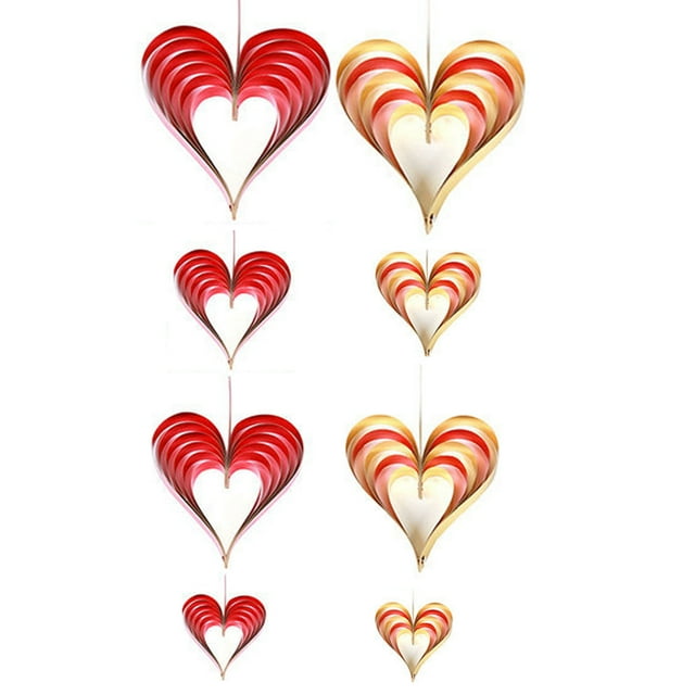 3D Valentine's Day Hanging Decorations Valentine's Day Hanging Vortex, Valentine's Day Hanging Decorations Valentine's Day Decorations, Valentine's Day Decorations