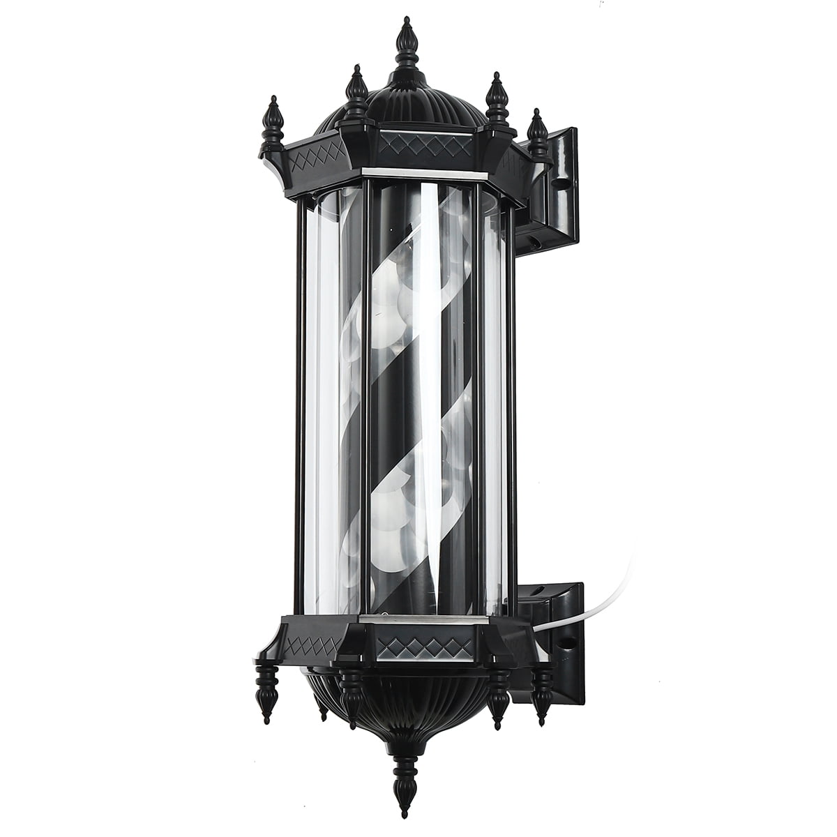Color : B Rotating Salon Sign Light Salon Barber Shop Sign YANJ LED Barbers Pole Retro Vintage Roman Palace Lamp White Red Blue Outdoo. Color : B Rotating Salon Sign Light Salon Barber Shop Sign YANJ LED Barbers Pole Retro Vintage Roman Palace Lamp White Red Blue Outdoo.