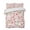 Pink, variant on Quilts King Size, Pink Flowers Soft Comforter Bedding Set for Bed, Watercolor Spring Botanical Floral Leaves Lightweight Quilted Bedspread with Pillow Cover(2 Pieces) for All Season, 96x106 Inch