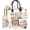 Teacher, variant on Retirement Gift Set for Women, Retirement Gift Basket with Tote Bag, Makeup Bag, Glass Bottle, Candle and Bracelet for Coworker, Teacher and Nurse