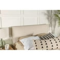 thumbnail image 2 of Pemberly Row Tête de Lit Moderne en Tissu 46,5 Pouces x 65 Pouces Grand Lit / Lit Double, Beige Sable, 2 of 9