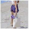 thumbnail image 3 of CintBllTer 12-Pack Heavy Duty Sturdy Canvas Tote Bags with Handles - Reusable Natural Grocery Shopping Bags Blank Cloth Fabric for DIY, Crafts - 15x15x3, 3 of 6