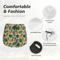 thumbnail image 5 of Disketp Pineapples Palm Leaves Print Women's Shorts Workout Shorts for Athletic Gym Running Shorts with Phone Pockets Small, 5 of 8