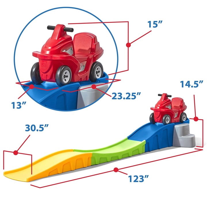 Step2 Further and Faster Coaster Expansion Bundle Push & Pedal Ride-Ons - 1 Pack