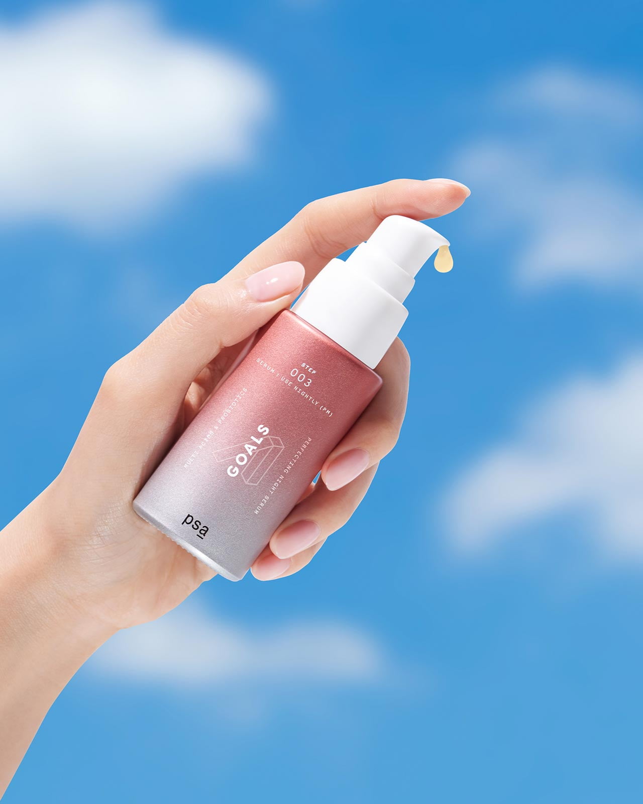 PSA Goals Multi Acids & Probiotics Perfecting Night Serum 1oz/30ml
