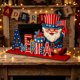 thumbnail image 5 of Independence Day Decorations Wooden Ornaments Table Top Ornaments Holiday Party Decorations Handcrafted Ornaments, 5 of 6