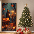 thumbnail image 2 of Design Halloween Banner LED Pumpkin Glowing Ghost Spooky Scene for Holiday Decoration Kids Party Event, 2 of 5