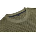thumbnail image 5 of Men’s Short Sleeve Round Neck Solid Color Knitted Pullover T-Shirt Spring Summer Top, 5 of 8