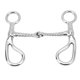 thumbnail image 1 of Bocado de caballo con anilla de acero inoxidable antimordeduras de 125 mm para entrenamiento ecuestre y uso en granjas, 1 of 8