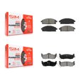 thumbnail image 1 of SIM Front Rear Semi-Metallic Brake Pads Kit for Car 2004 Nissan Pathfinder To 07 04 KSM-100373, 1 of 8